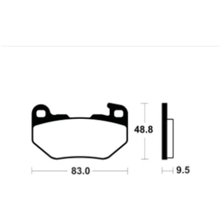 Bremseklodser BAG Sintrede Metal Tecnium – billede 2