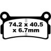 Bremseklodser BAG Standard EBC Standard – miniature 1
