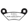 Bremseklodser BAG TT Sport Carbon EBC BRAKE PAD CARBON ENDURO – miniature 1