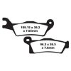 Bremseklodser BAG TT Sport Carbon EBC TT Sport Carbon – miniature 1