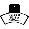 Bremseklodser BAG TT Sport Carbon EBC TT Sport Carbon – miniature 1