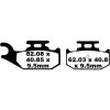 Bremseklodser BAG TT Sport Carbon EBC TT Sport Carbon – miniature 1