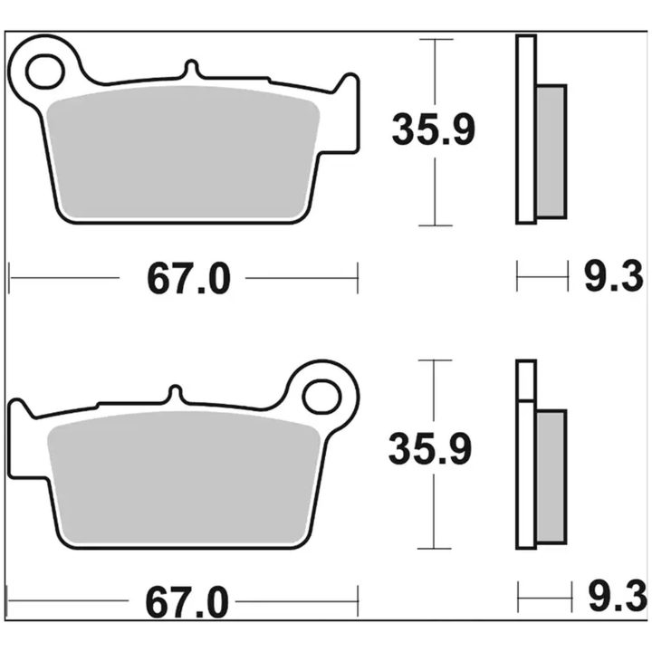 Bremseklodser Carbon Ceramic TT Prime Line BREMBO – billede 2