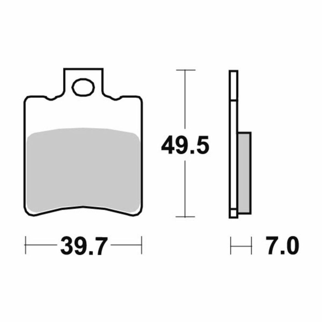 Bremseklodser Ceramic SBS – billede 2