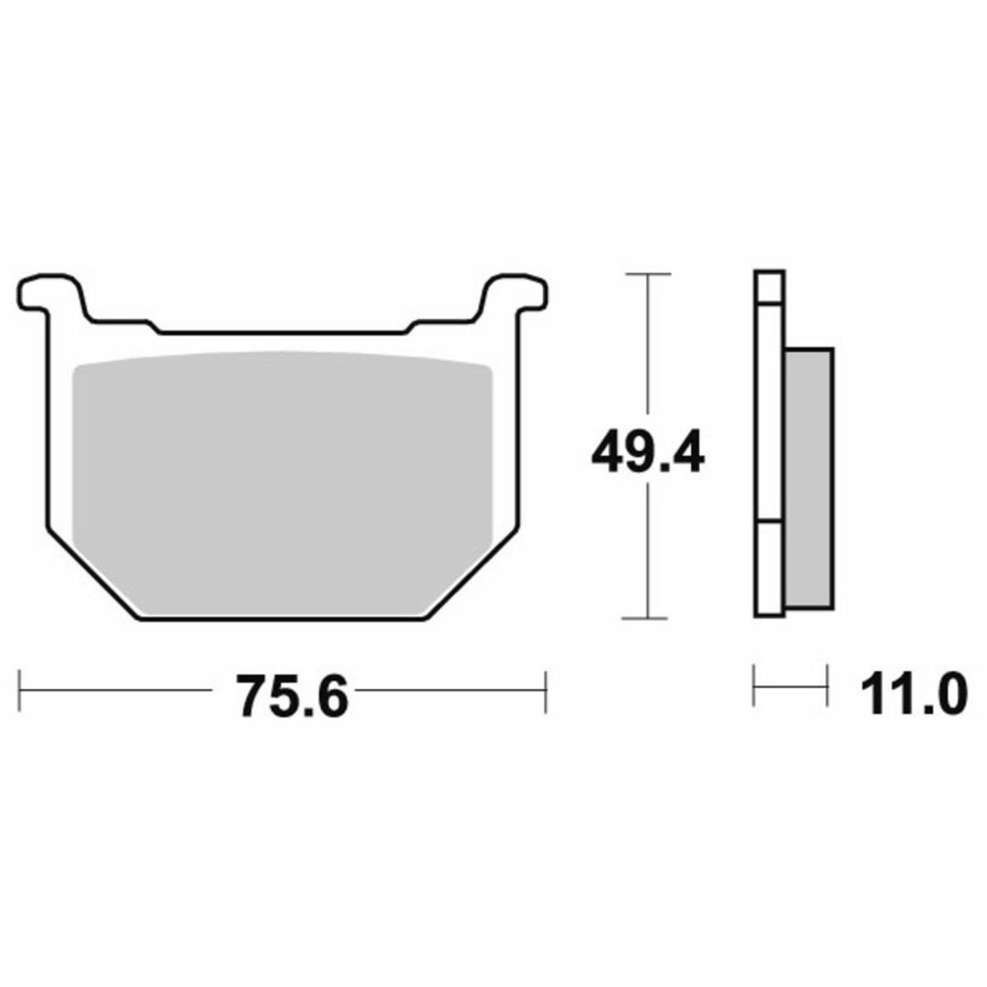 Bremseklodser Ceramic SBS – billede 2