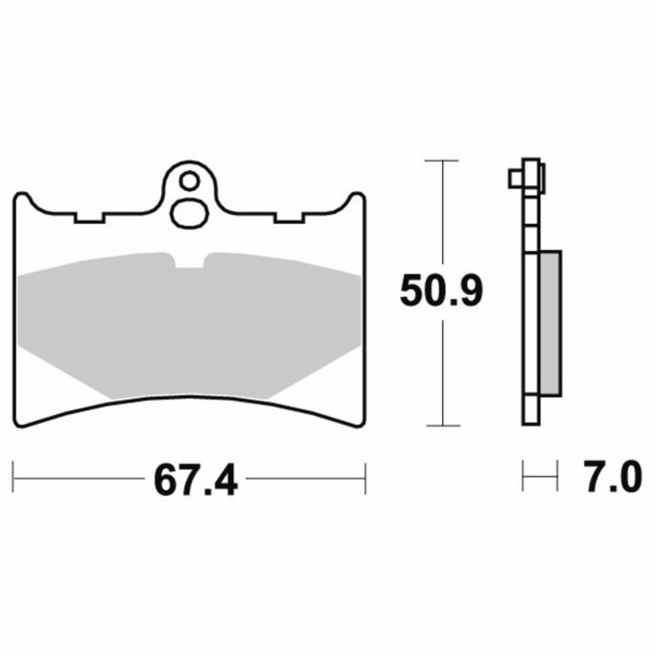 Bremseklodser Ceramic SBS – billede 2