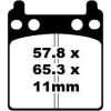 Bremseklodser EBC EBC Sort – miniature 1