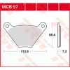 Bremseklodser FOR Ceramic TRW BRAKE PAD TRW MCB97 – miniature 3