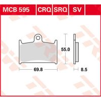 Bremseklodser FOR Ceramic TRW