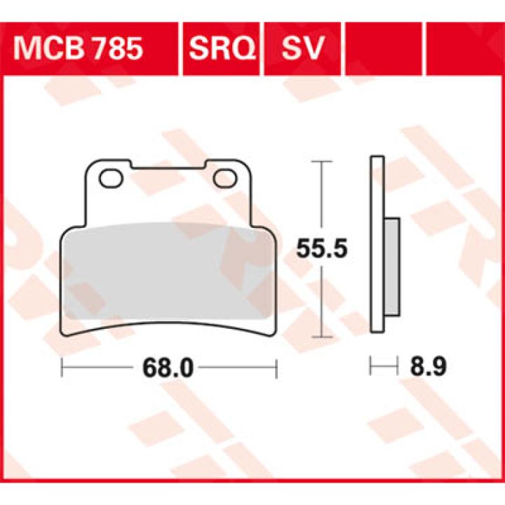 Bremseklodser FOR Ceramic TRW Standard – billede 2
