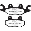 Bremseklodser FOR Long Life R Metal Sinter EBC BRAKE PAD SINTER ATV/MX – miniature 1