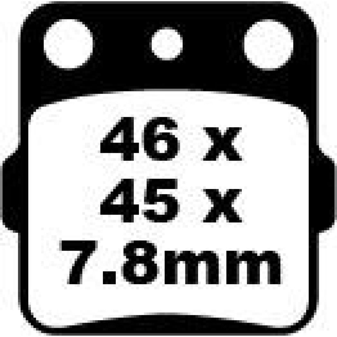Bremseklodser FOR Long Life R Metal Sinter EBC EBC DISC PAD SET