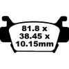 Bremseklodser FOR Long Life R Metal Sinter EBC Lang Levetid – miniature 1