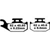 Bremseklodser FOR Long Life R Metal Sinter EBC Lang Levetid – miniature 1