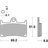 Bremseklodser FORAN Carbon Ceramic Brembo Forbremseklodser – miniature 1