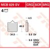 Bremseklodser FORAN CRQ HYPER-CARBON RACING TRW CRQ Bremseklodser – miniature 1