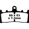 Bremseklodser FORAN Extreme Pro EBC Trackday – miniature 1