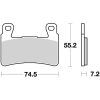 Bremseklodser FORAN Kulkeramik Brembo – miniature 1