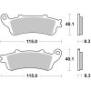 Bremseklodser FORAN Kulkeramik Brembo – miniature 1