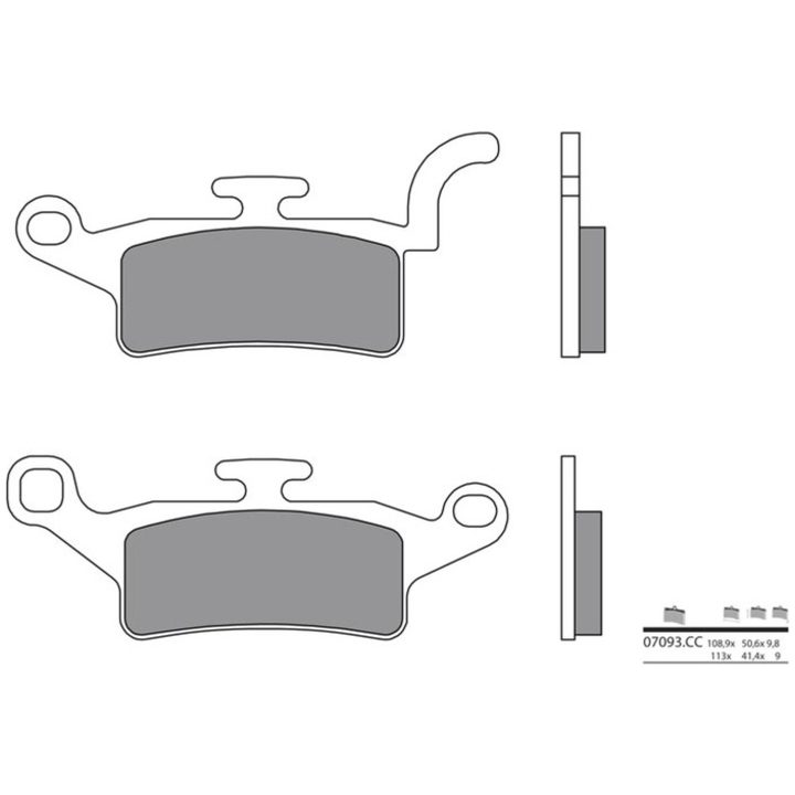 Bremseklodser FORAN Kulkeramik Brembo – billede 2