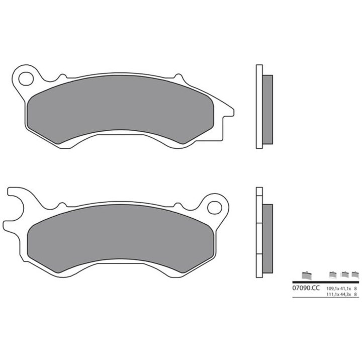 Bremseklodser FORAN Kulkeramik Brembo – billede 2
