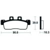 Bremseklodser FORAN Organisk Tecnium – miniature 2