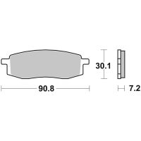 Bremseklodser FORAN Sintrede Metal Brembo