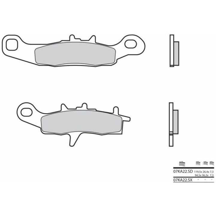 Bremseklodser FORAN Sintrede Metal Brembo – billede 2