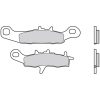 Bremseklodser FORAN Sintrede Metal Brembo – miniature 3
