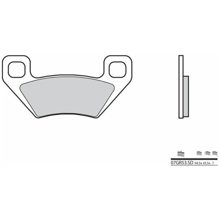 Bremseklodser FORAN Sintrede Metal Brembo – billede 2