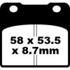 Bremseklodser FORAN Standard EBC EBC DISC PAD SET – miniature 1