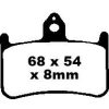 Bremseklodser FORAN Standard EBC EBC DISC PAD SET – miniature 1