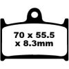 Bremseklodser FORAN Standard EBC EBC DISC PAD SET – miniature 1