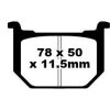 Bremseklodser FORAN Standard EBC FOR – miniature 1