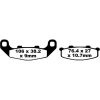 Bremseklodser FORAN Standard EBC For / Bag – miniature 1