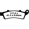 Bremseklodser FORAN Standard EBC Standard – miniature 1