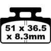 Bremseklodser FORAN Standard EBC Standard – miniature 1