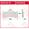 Bremseklodser FORAN SV Metal Sinter TRW SV Sinter – miniature 1