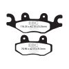 Bremseklodser FORAN TT Sport Carbon EBC BRAKE PAD CARBON ENDURO – miniature 1