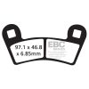 Bremseklodser FORAN TT Sport Carbon EBC BRAKE PAD CARBON ENDURO – miniature 1