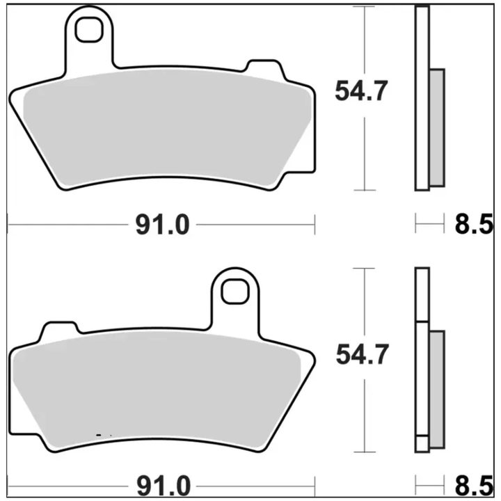 Bremseklodser Genuine Sinter Prime Line Sinteret BREMBO – billede 2