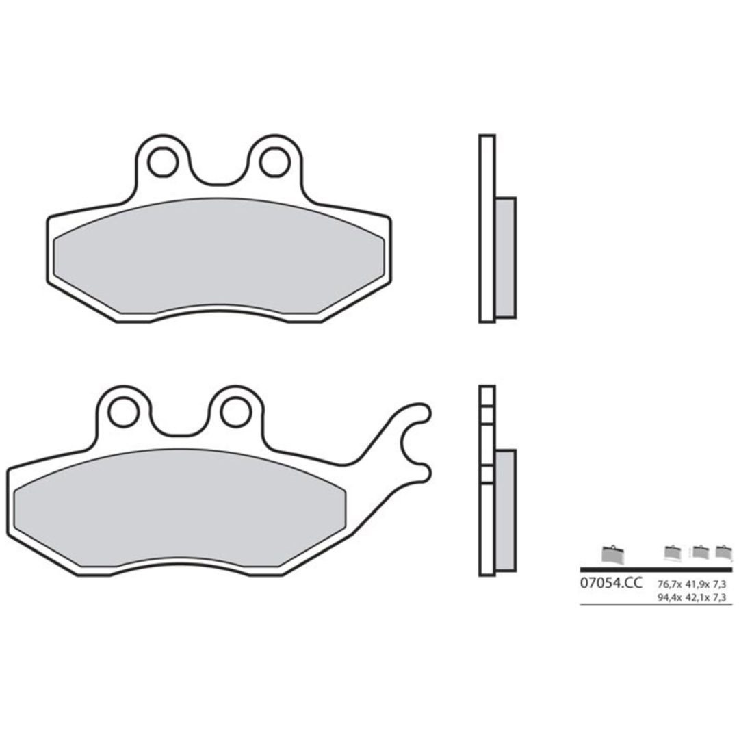Bremseklodser Kulkeramik Brembo