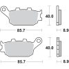 Bremseklodser Rst Sintrede SBS Bremseklods – miniature 5