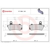 Bremseklodser Sinter BREMBO