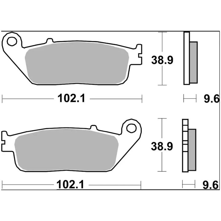 Bremseklodser Sinter LA Prime Line BREMBO – billede 3