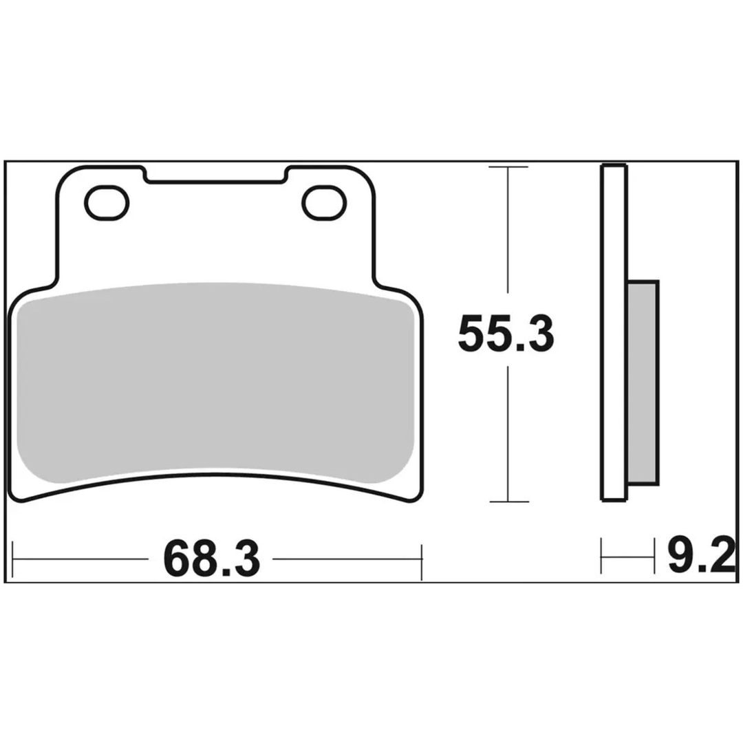 Bremseklodser Sinter LA Prime Line BREMBO – billede 2