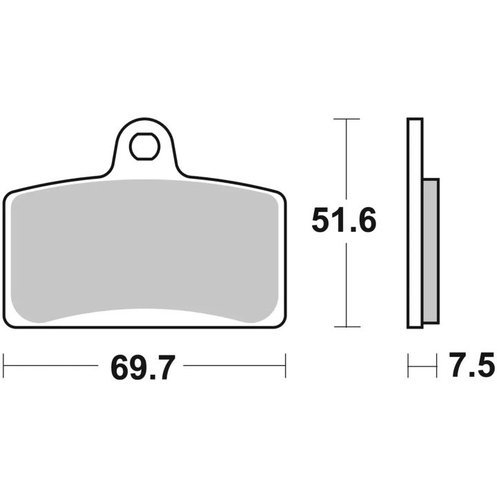 Bremseklodser Sinter SA Prime Line BREMBO – billede 2