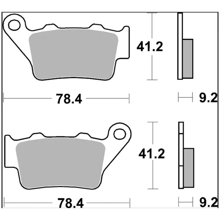 Bremseklodser Sinter SD Offroad Prime Line BREMBO – billede 2