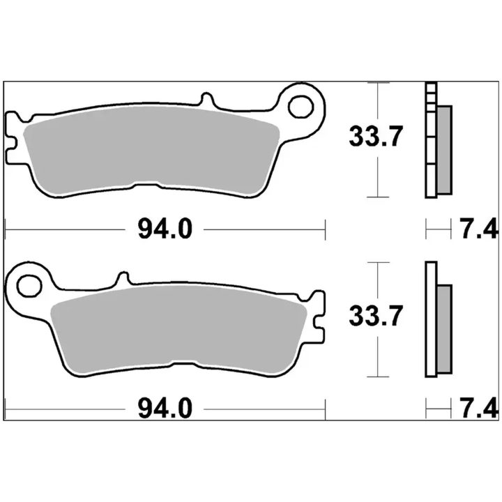 Bremseklodser Sinter SD Offroad Prime Line BREMBO – billede 2