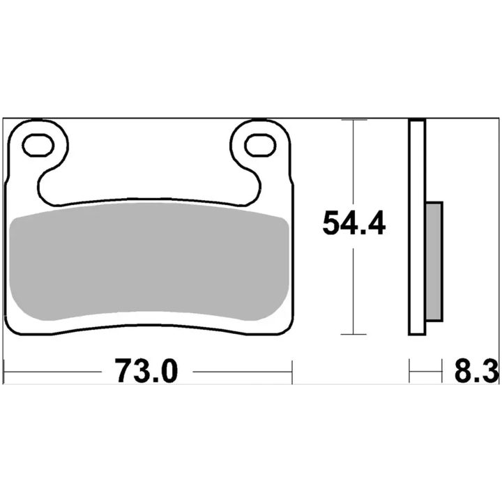 Bremseklodser Sinter SR Xtra Line BREMBO – billede 2